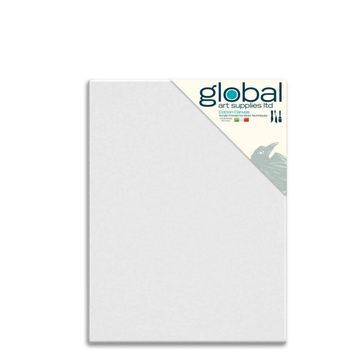 Global Art Supplies Cotton Canvas 24inch x 36inch Box of 4