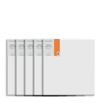 Canvas Store Cotton Canvas Standard Edge 20 x 24inch Box of 5