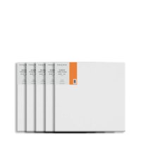 Canvas Store Cotton Canvas Deep Edge 20inch x 20inch Box of 5