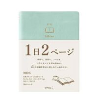 Midori Diary Hibino 2025 - Blue Green - A6