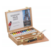 Sennelier Rive Gauche Oil Paints Wooden Box Set of 12 x 40ml