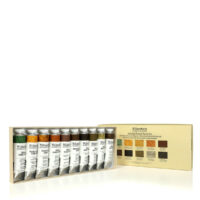 Williamsburg Handmade Oil Set Native French Earth Colours 10 x 37ml