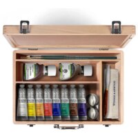 Winsor & Newton Winton Oil Colour Wooden Set 8 x 37ml