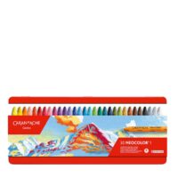 Caran d'Ache Neocolor I tin of 30 Water-Resistant Wax Pastels