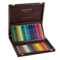 Caran d'Ache Supracolor Watersoluble Pencils Wooden Box of 80