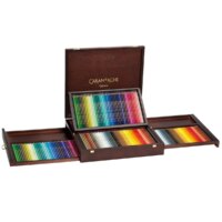 Caran d'Ache Wooden Box of 80 Supracolor + 80 Pablo Pencils