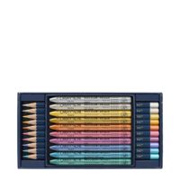 Caran d'Ache Mixed Media Cosmic Blue Collection Set of 20