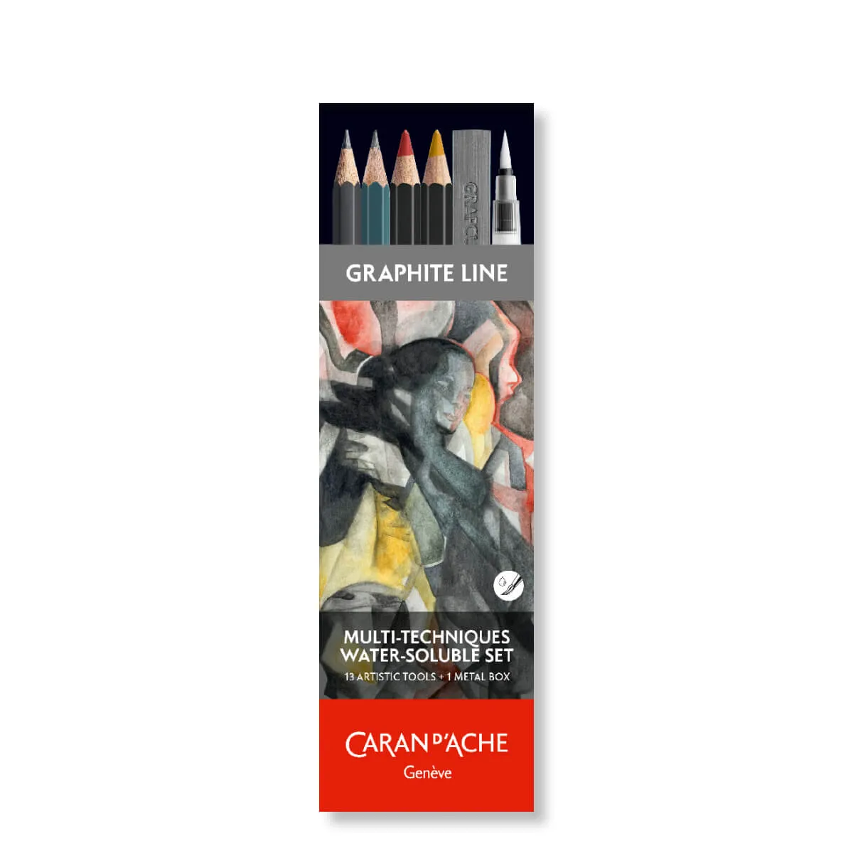 Caran d'Ache Technalo Graphite Multi-Techniques Water Soluble 13 Tool Set