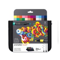 Winsor & Newton Promarker Brush Dual Tip Student Designer Set of 24