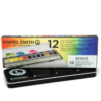 Daniel Smith Half Pan Set of 12 in Metal Box
