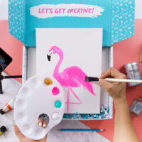 12 Month Paint And Sip Membership Free Art Box