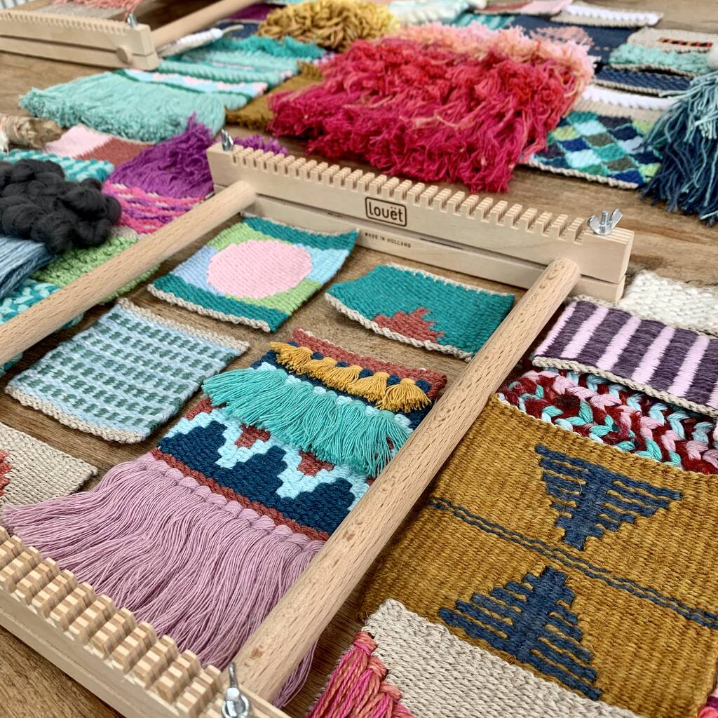 A Comprehensive Guide To Becoming A Frame Loom Weaver, Multi-Coloured/Multiple Choices Available