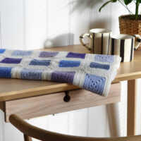Five Colour Granny Square Crochet Blanket Kit