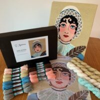Jane Austen Tapestry Kit With 100% British Wool, Beige