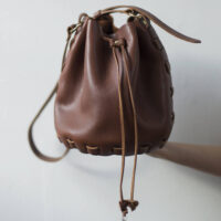 Make Your Own Stitchless Leather Bucket Bag Kit, Multiple Choices Available