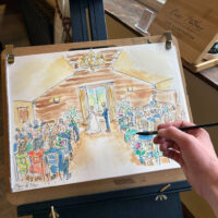 Wedding Live Illustration - Half Day