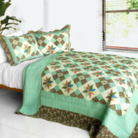 [Deep in My Heart] 3PC Vermicelli-Quilted Quilt Set (Full/Queen Size)