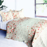 [Splendid Beauty] 3PC Vermicelli-Quilted Quilt Set (Full/Queen Size)