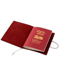 TRAVELER'S Company Notebook Passport Size Love and Trip Red Limited Edition