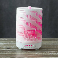 Ebros Frank Lloyd Wright Imperial Hotel Porcelain Essential Oil Diffuser W/ LED