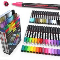 Vibrant Artify Acrylic Paint Pens - Assorted Markers for Rock Painting, Canvas,