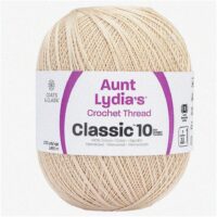 Lydia Naturals Jumbo Crochet Cotton - Soft, Durable Thread for Creative Crafting