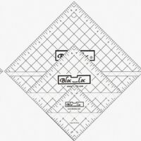 TriCraft Acrylic Triangle Ruler Set - 2", 2.5", 4.5", 6.5"