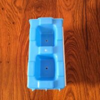 Plastic Paving Mold Construction Concrete Interlock Hollow Brick Mould 15.74in