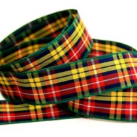 Berisfords Woven Tartan Ribbon (Value Roll) 5 Buchannan