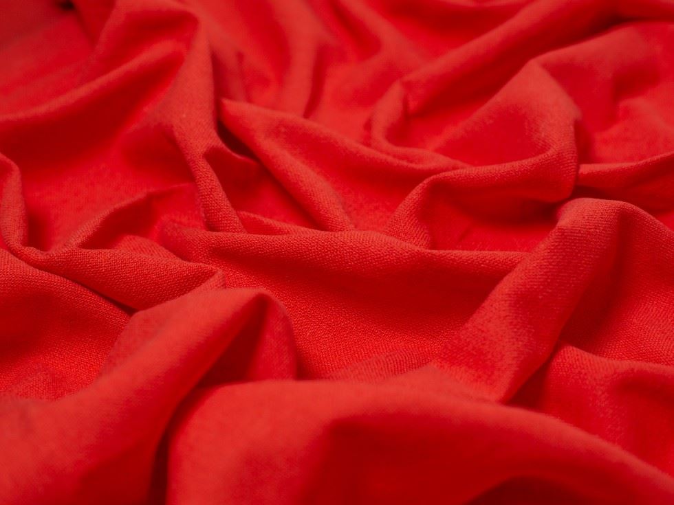 Blades Textured Cotton Linen Fabric Aurora Burnt Orange