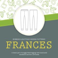 Bobbins and Buttons Paper Sewing Pattern Frances Leggings