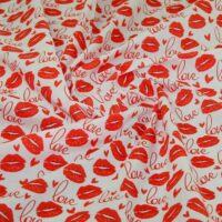 100% Cotton Fabric Red