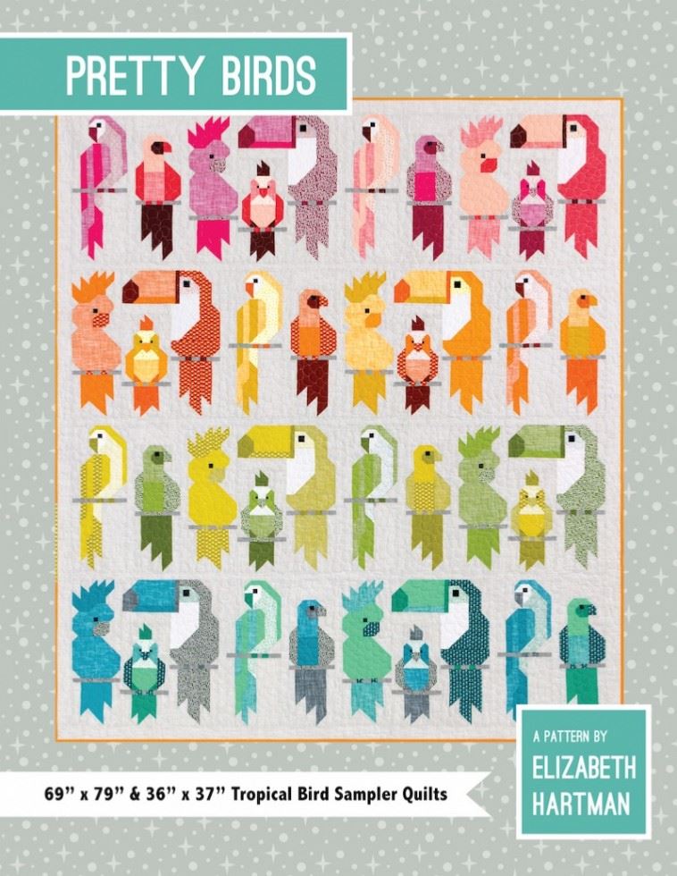 Elizabeth Hartman Quilting Pattern Pretty Birds Quilt