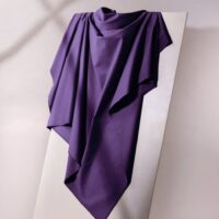 Atelier Brunette Light Cotton Gabardine Fabric Majestic Purple