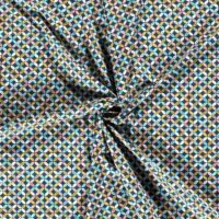 100% Cotton Poplin Fabric Petrol