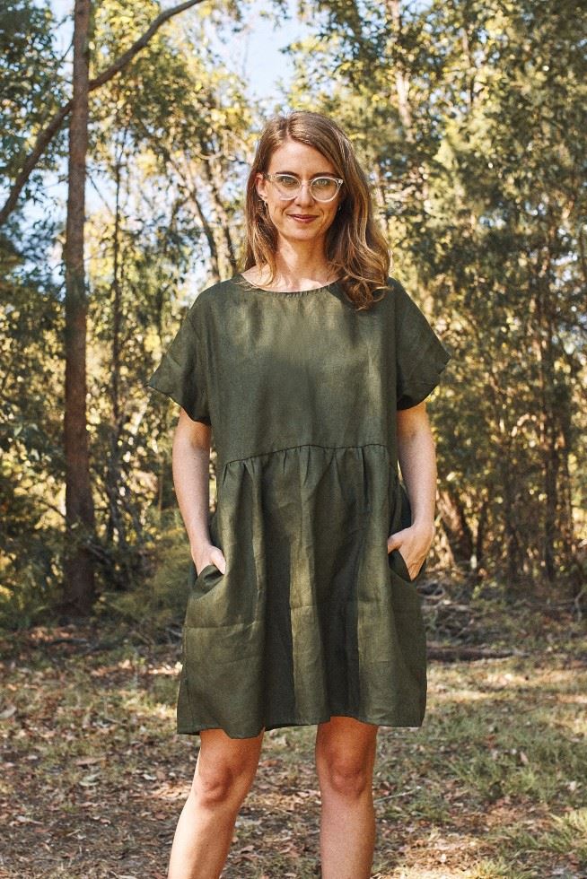 Common Stitch Paper Sewing Pattern Fawn Dress
