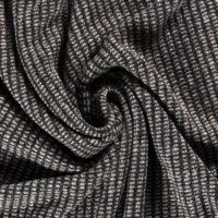 Woven Tweed Coating Fabric Black
