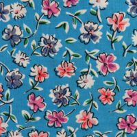 100% Cotton Poplin Fabric Turquoise