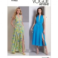 Vogue Paper Sewing Pattern 1953