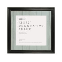 12x12 Black Frame