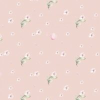 100% Cotton Poplin Fabric Rose