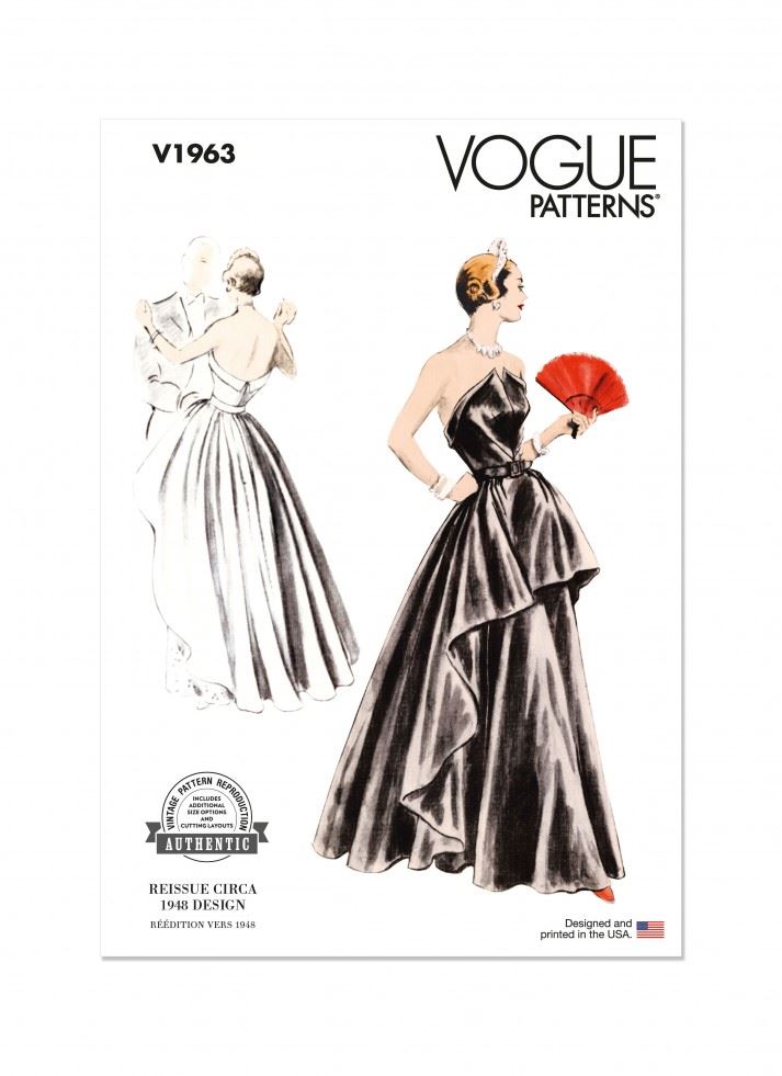 Vogue Paper Sewing Pattern 1963