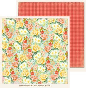 Beautiful Roses 12x12 Paper