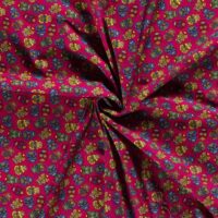 100% Cotton Poplin Fabric Fuchsia
