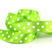 Berisfords Polka Dot Ribbon (Value Roll) 664 Meadow