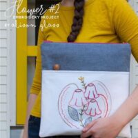 Alison Glass Flower 2 Project Embroidery Pattern