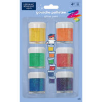 Lefranc Bourgeois Enfants Glitter Paint 6 x 22ml