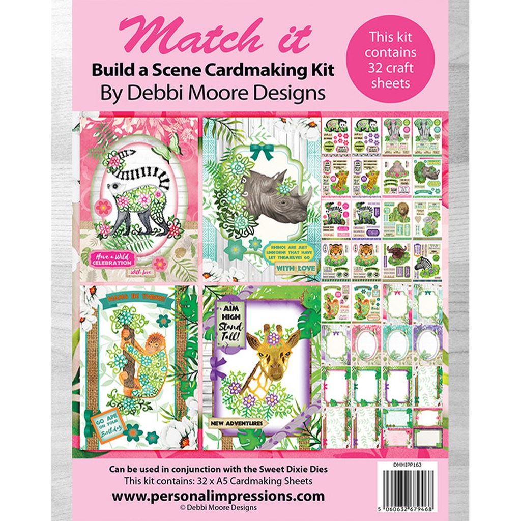 Match It Floral Animals Cardmaking Kit with Forever Code