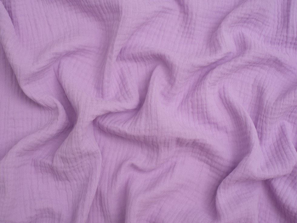 Minerva Core Range Cotton Double Gauze Fabric Lilac