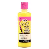 Tulip Matte Sunshine Yellow Soft Fabric Paint - 4oz